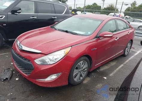 2013 Hyundai Sonata Hybrid Limited из США, поврежденный, VIN KMHEC4A4XDA081137